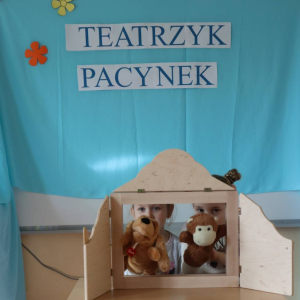 pokaż obrazek - Teatrzyk pacynek w wykonaniu dzieci z oddziału przedszkolnego