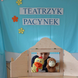 pokaż obrazek - Teatrzyk pacynek w wykonaniu dzieci z oddziału przedszkolnego