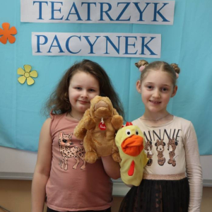 pokaż obrazek - Teatrzyk pacynek w wykonaniu dzieci z oddziału przedszkolnego