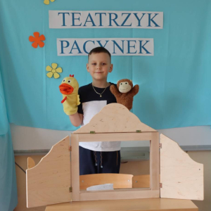 pokaż obrazek - Teatrzyk pacynek w wykonaniu dzieci z oddziału przedszkolnego