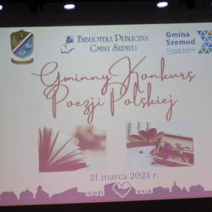 pokaż obrazek - Gminny Konkurs Recytatorski Poezji Polskiej