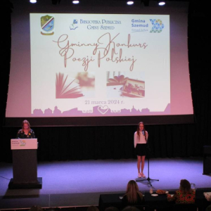 pokaż obrazek -  Laureatki Gminnego Konkursu Recytatorskiego Poezji Polskiej 