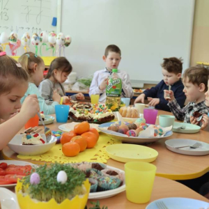 pokaż obrazek -  Śniadanie wielkanocne w oddziale przedszkolnym 
