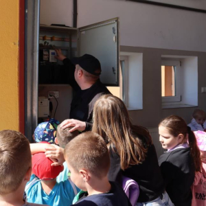 pokaż obrazek - Wizyta w siedzibie Ochotniczej Straży Pożarnej w Częstkowie 