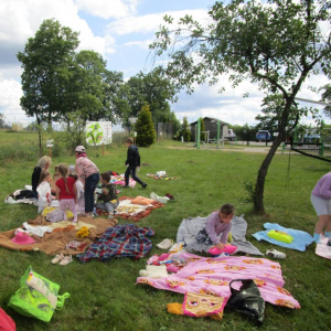 pokaż obrazek -  Piknik w szkolnym sadzie