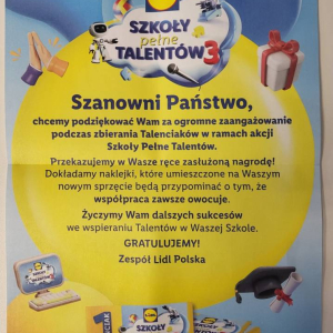 pokaż obrazek - Otrzymaliśmy nagrody w ramach akcji 