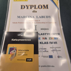 pokaż obrazek -  Sukcesy plastyczne naszych uczniów