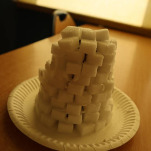 pokaż obrazek - Igloo z kostek cukru