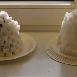 pokaż obrazek - Igloo z kostek cukru