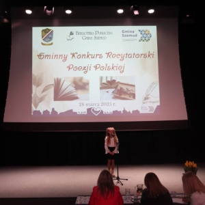 pokaż obrazek - Gminny Konkurs Recytatorski Poezji Polskiej 