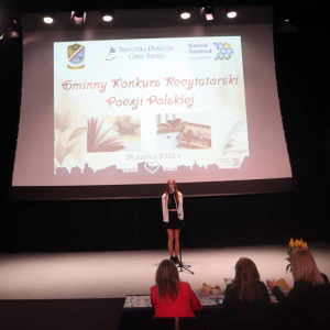 pokaż obrazek - Gminny Konkurs Recytatorski Poezji Polskiej 