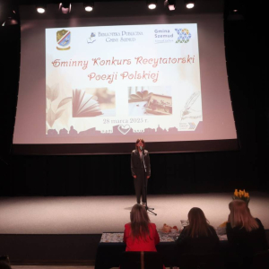 pokaż obrazek - Gminny Konkurs Recytatorski Poezji Polskiej 