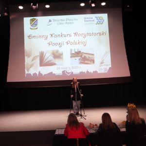 pokaż obrazek - Gminny Konkurs Recytatorski Poezji Polskiej 