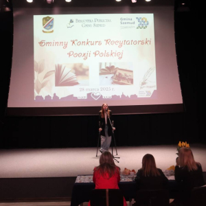 pokaż obrazek - Gminny Konkurs Recytatorski Poezji Polskiej 