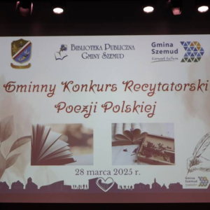 pokaż obrazek - Gminny Konkurs Recytatorski Poezji Polskiej 