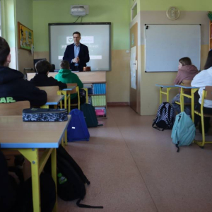 pokaż obrazek -  Zajęcia w ramach akcji edukacyjnej ,,Adwokat przydaje się w życiu” 