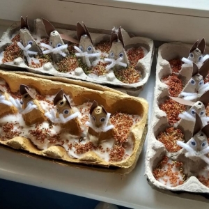 pokaż obrazek - Wielkanocne ozdoby w wykonaniu uczniów klasy 3