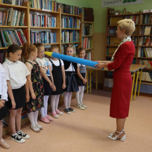pokaż obrazek - Pasowanie na czytelnika