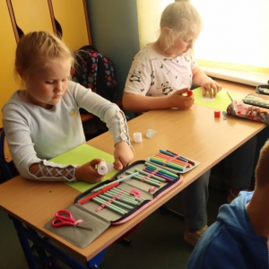 pokaż obrazek - Bociany – prace plastyczne naszych pierwszoklasistów