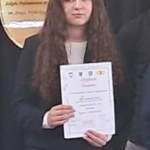 pokaż obrazek - Laureatka konkursu