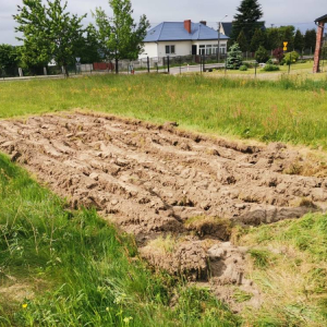 pokaż obrazek - Uczniowie przygotowują teren