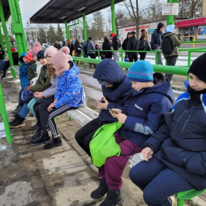 pokaż obrazek - Na dworcu