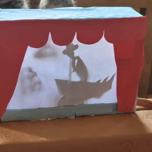 pokaż obrazek - Teatr cieni w wykonaniu uczniów