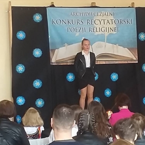 pokaż obrazek - Archidiecezjalny Konkurs Recytatorski Poezji Religijnej