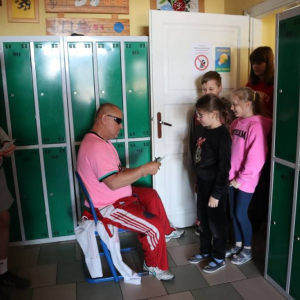pokaż obrazek - Janusz Chomontek w naszej szkole