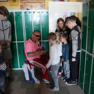 pokaż obrazek - Janusz Chomontek w naszej szkole