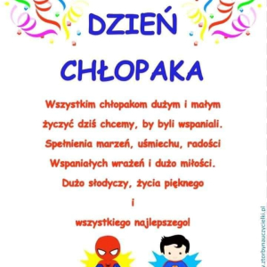 pokaż obrazek - Dzień Chłopaka w klasie 1, 2 i 3