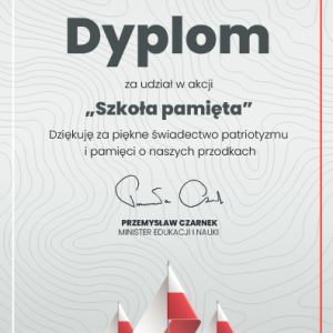 pokaż obrazek -  Szkoła pamięta… 