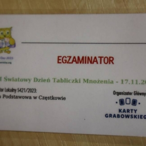 pokaż obrazek -  Światowy Dzień Tabliczki Mnożenia